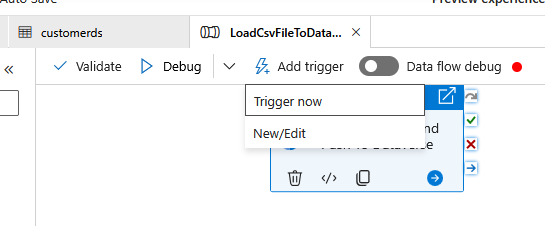 Trigger now