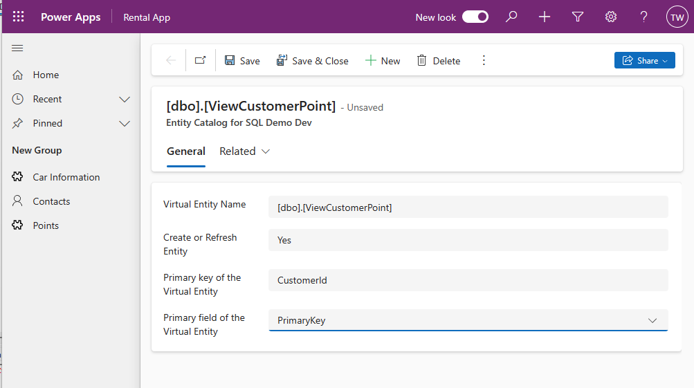 Create View Table