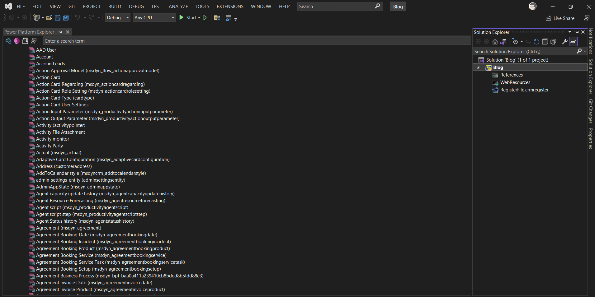 Power Platform Explorer
