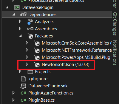 Install Newtonsoft.Json nuget package