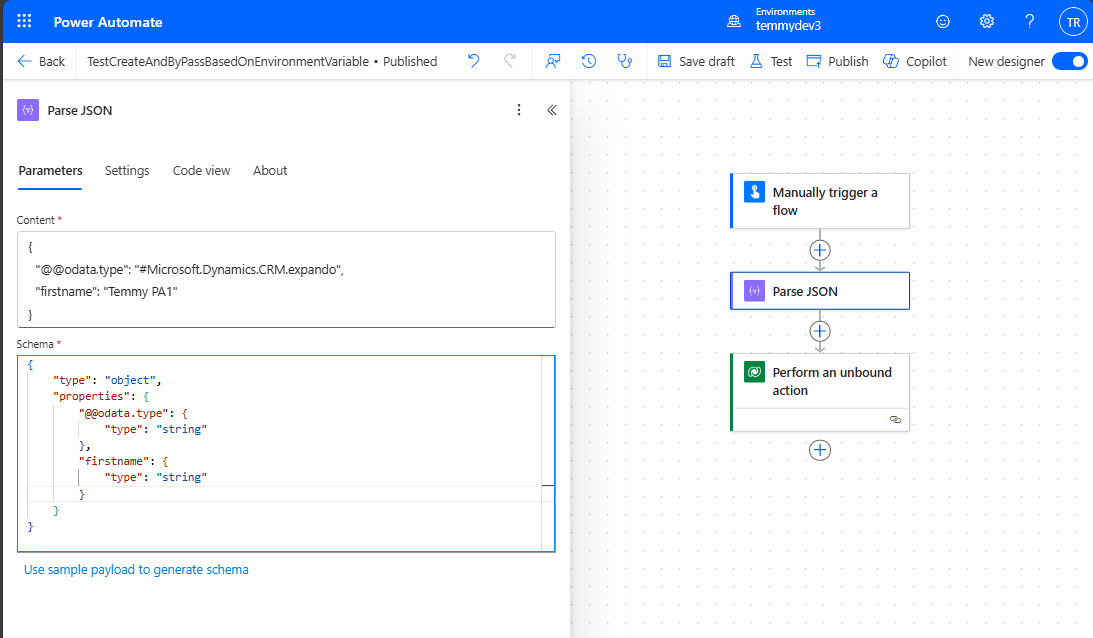 Parse JSON