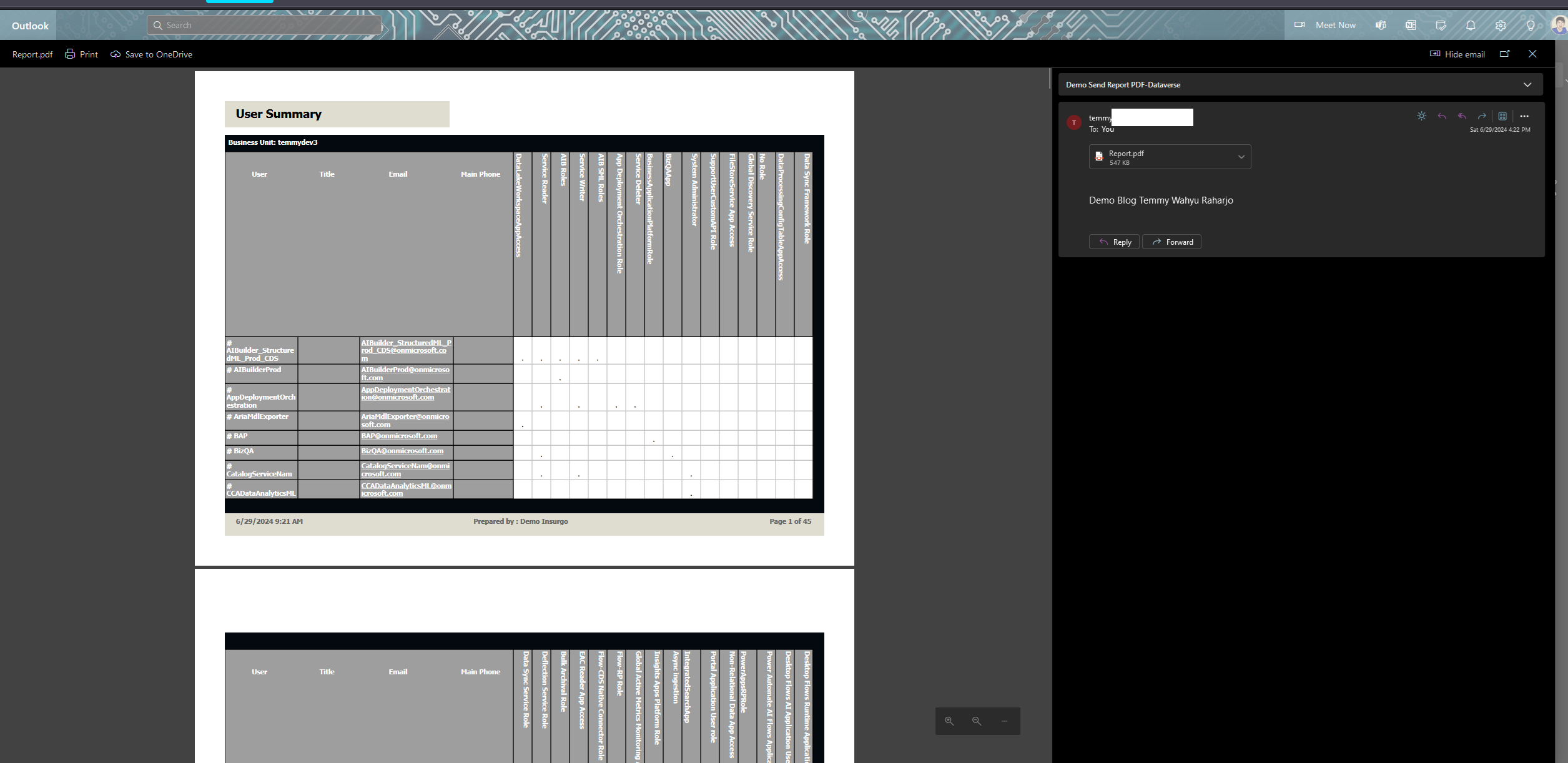 Demo Result