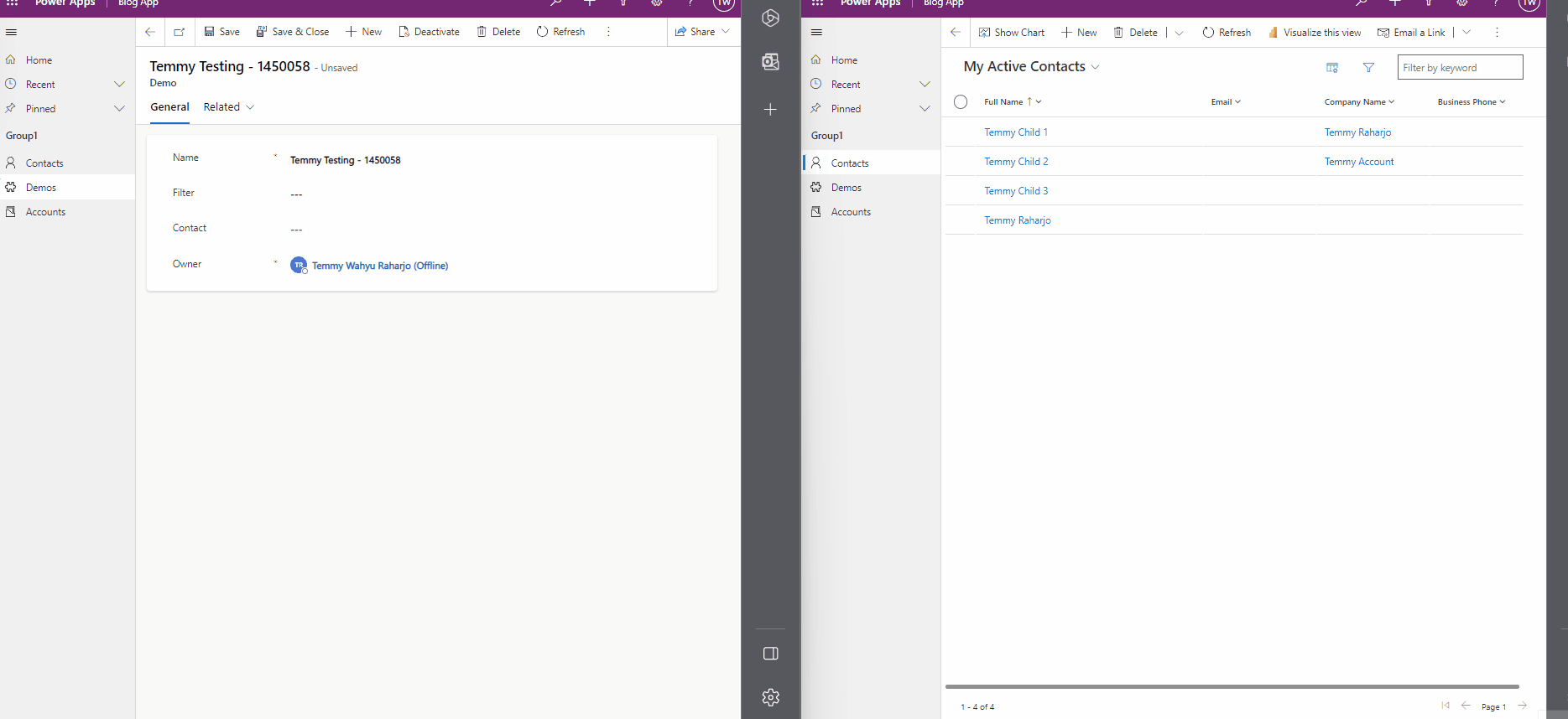 Demo pre-search
