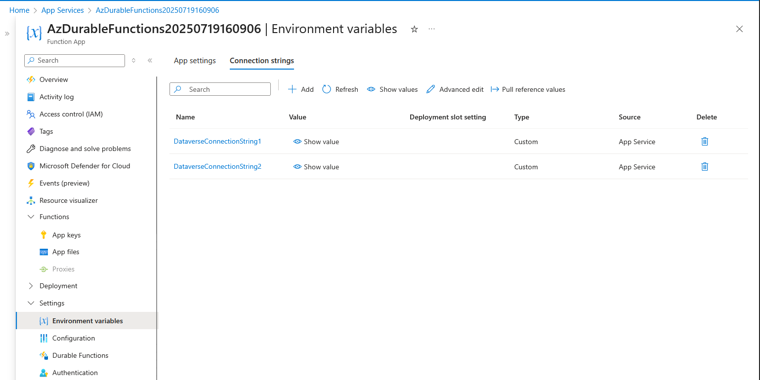 Dataverse Connection Strings