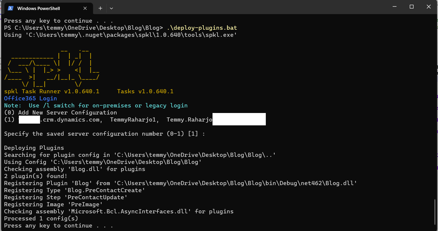 Deploy the plugin