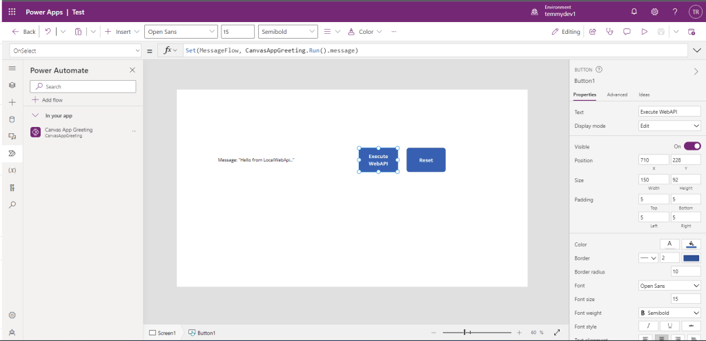 Demo Canvas Apps