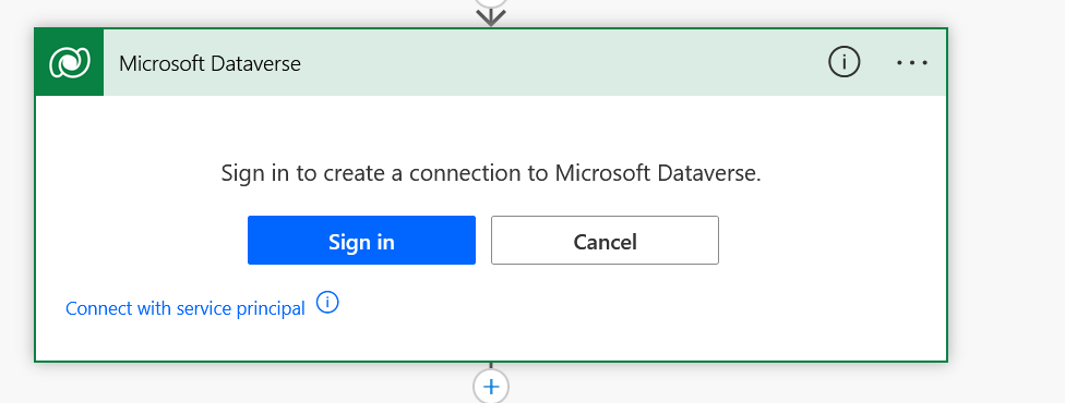 Create connection reference using current connection