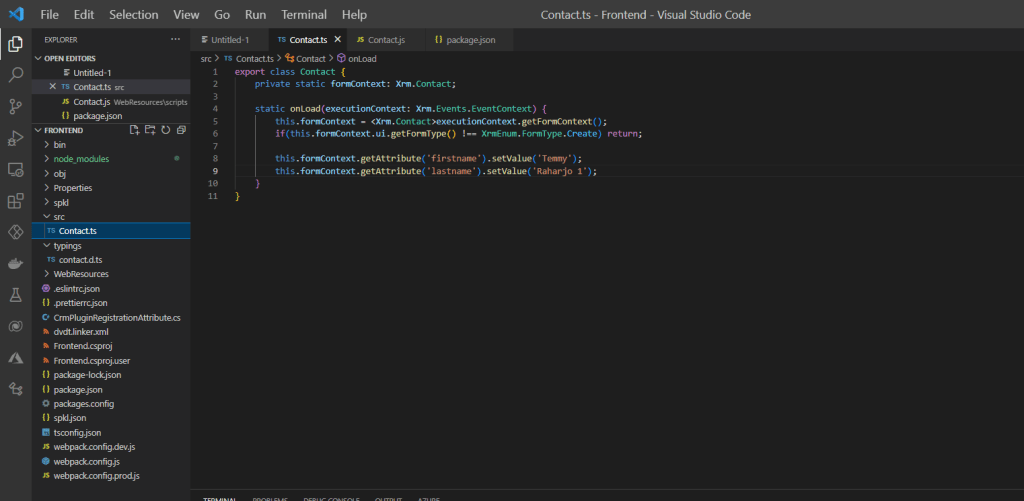 Sample Typescript file