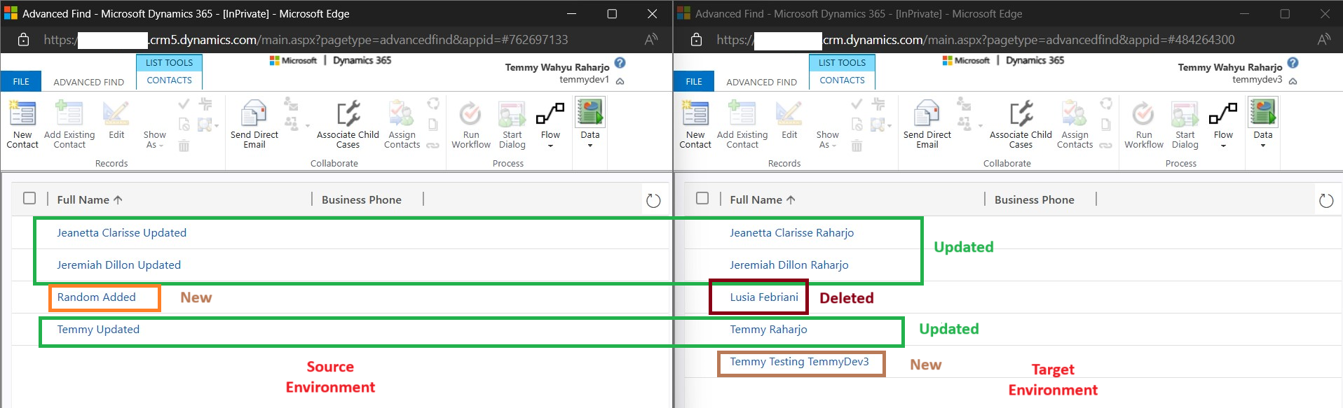 Demo Create, Update, Delete