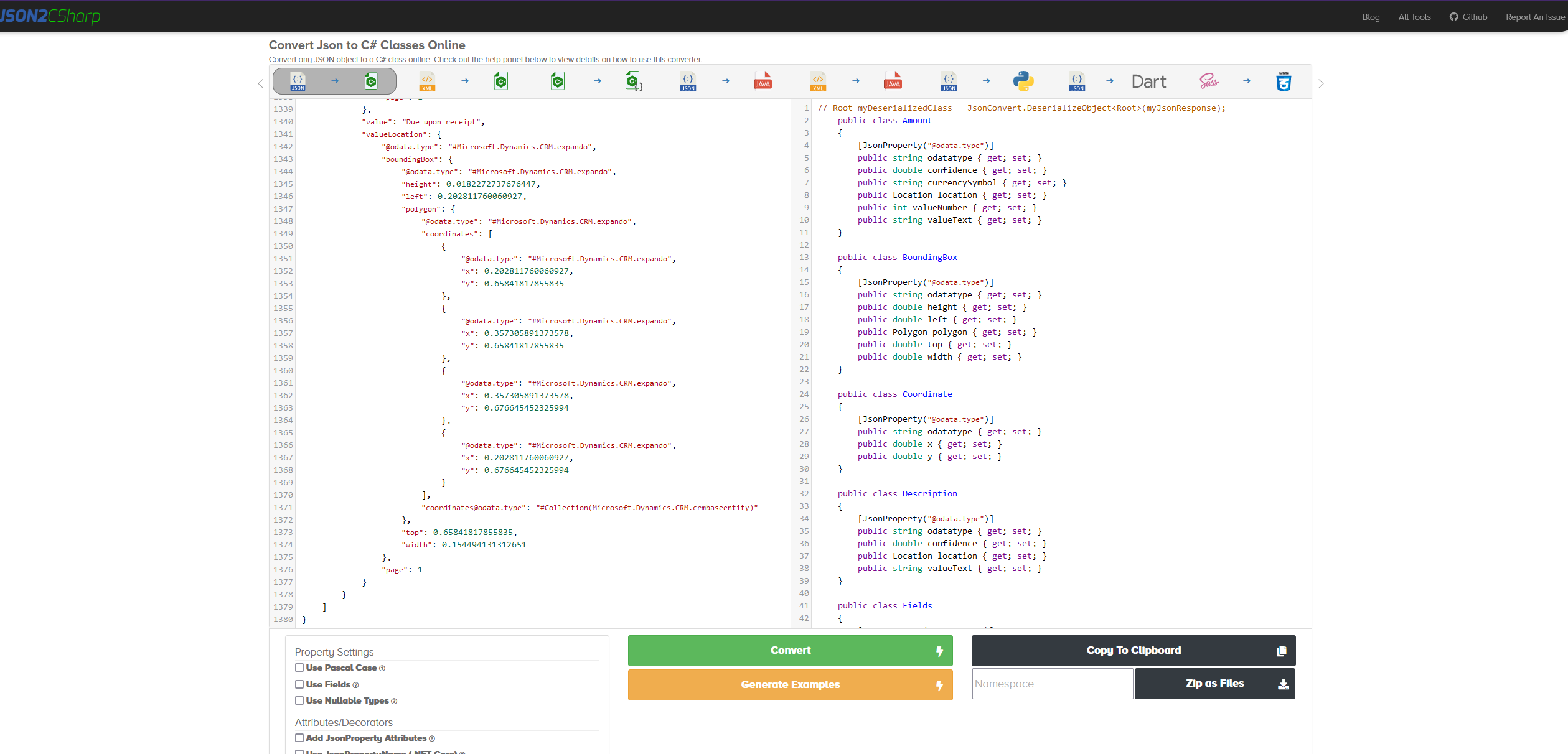 json2csharp.com