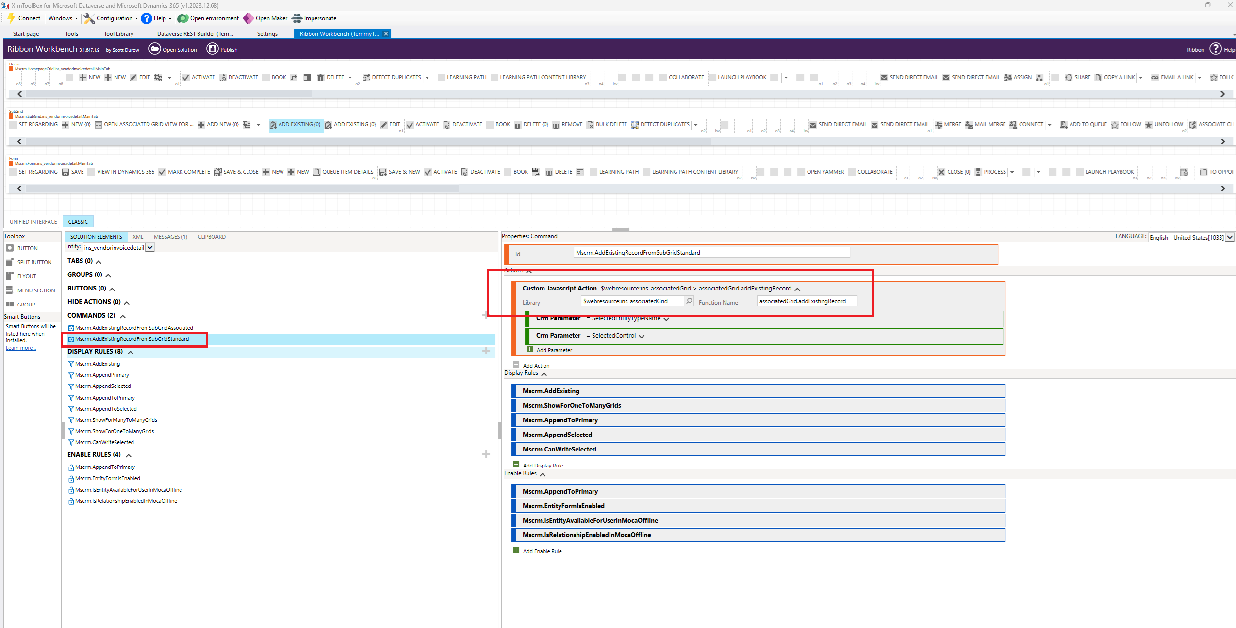 Replace the original web resource with new JS and the function