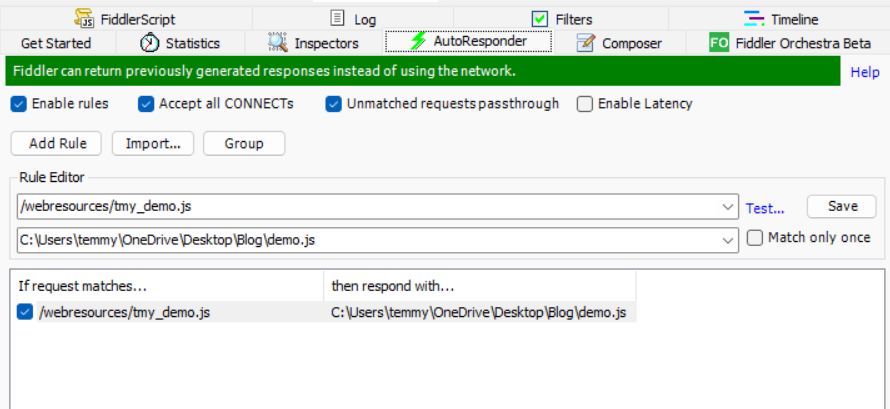 replace JS "/webresources/tmy_demo.js" to local file JS