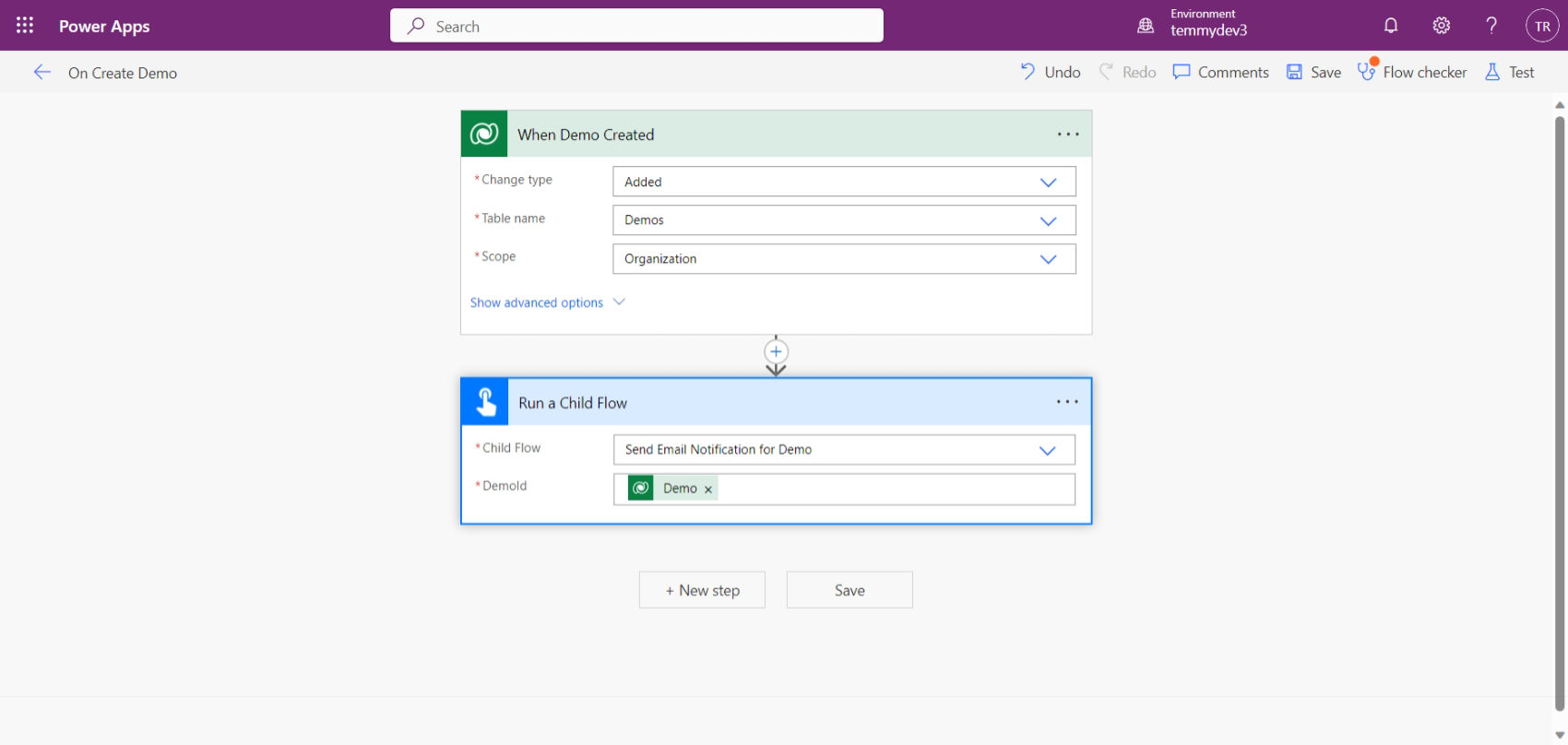 Flow On Create Demo