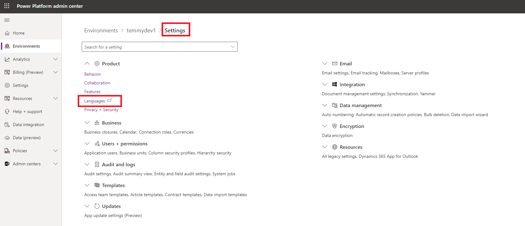 Install more languages