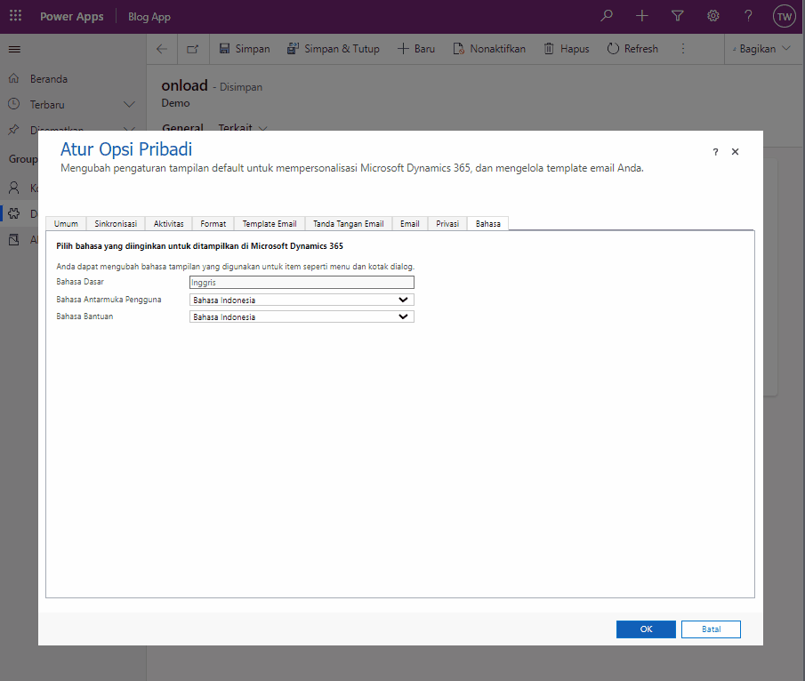 Demo Localized PCF